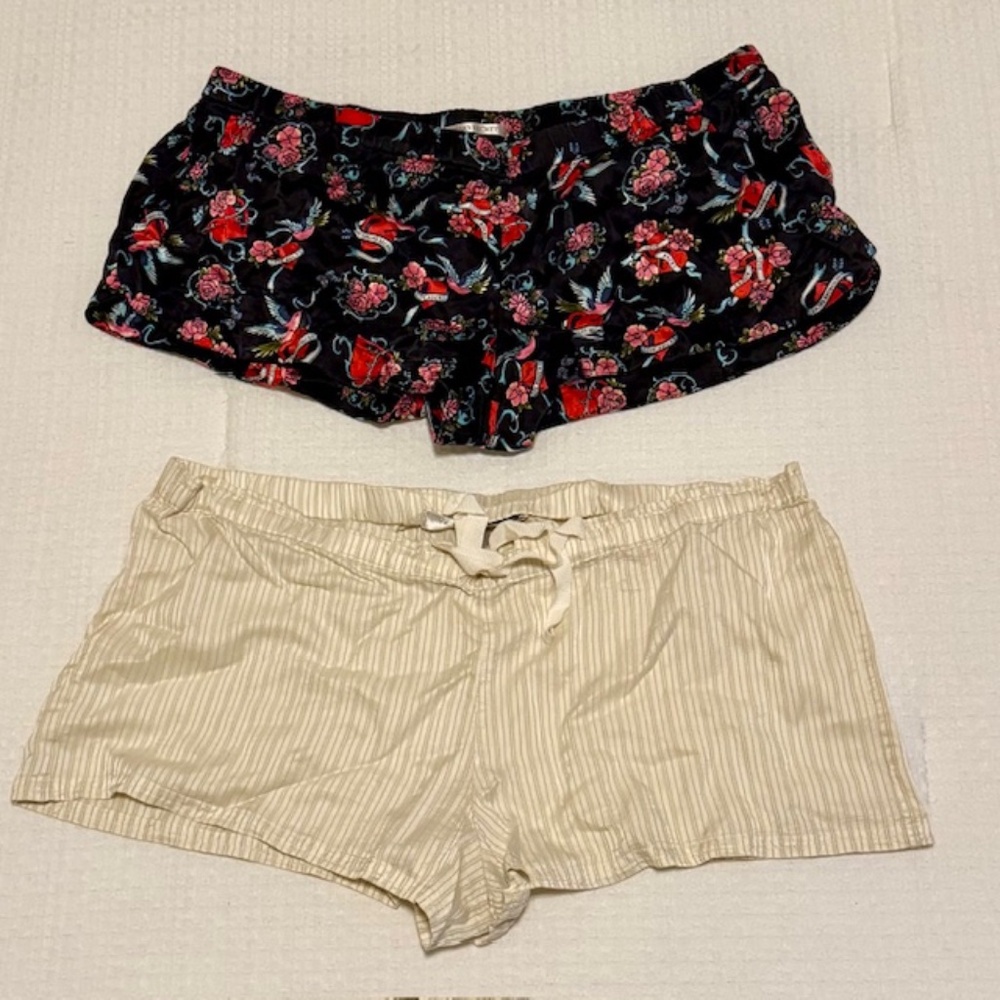 Victoria's Secret 100% Silk Sleep Shorts - Two